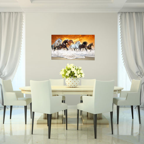Wandbilder Wohnzimmer XXL Pferde Moderne Bilder Tiere